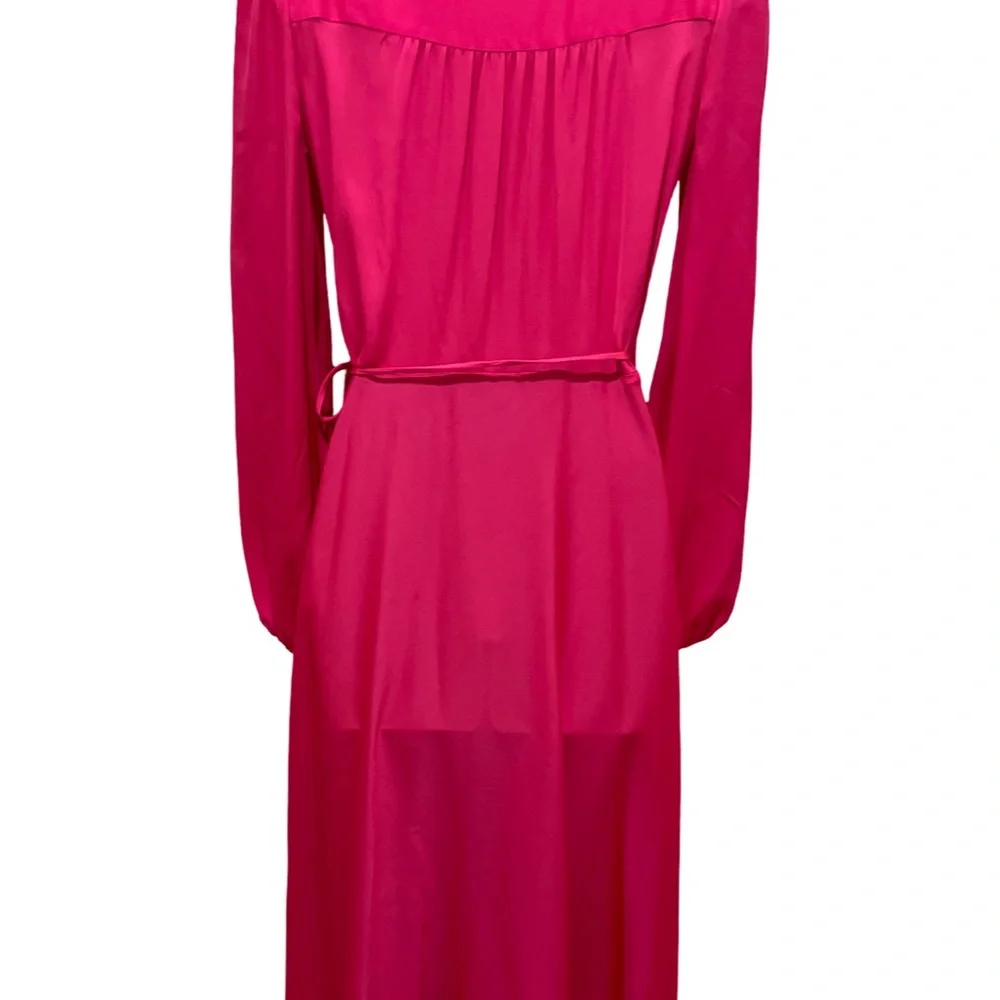Elegant Milly Pink Wrap Dress. Size 4 - Picture 2 of 4